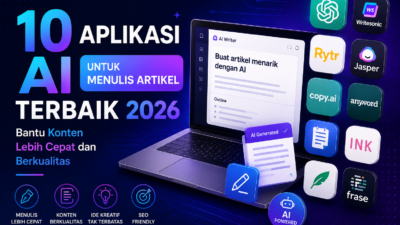 10 Aplikasi AI untuk Menulis Artikel Terbaik 2026, Bantu Konten Lebih Cepat dan Berkualitas