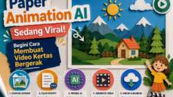 Paper Animation AI Sedang Viral, Begini Cara Membuat Video Kertas Bergerak