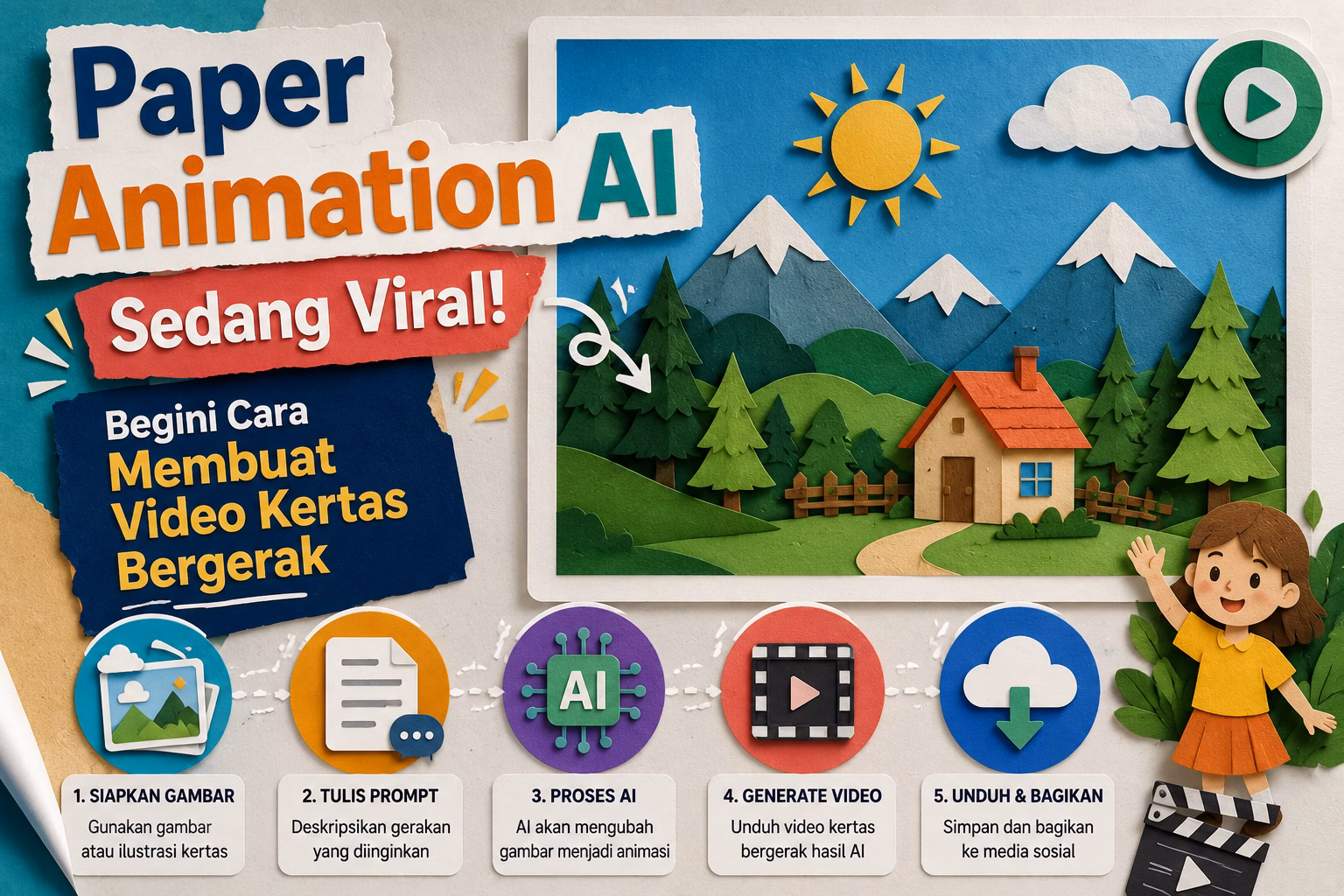 Paper Animation AI Sedang Viral