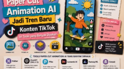 Paper Cut Animation AI Jadi Tren Baru Konten TikTok, Ini Tools yang Banyak Dipakai