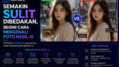 Teknologi AI mampu menghasilkan gambar yang semakin realistis. Ketahui beberapa cara mengenali foto hasil AI agar tidak mudah terkecoh oleh visual yang beredar di internet.