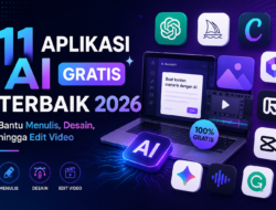 11 Aplikasi AI Gratis Terbaik 2026, Bantu Menulis, Desain, hingga Edit Video